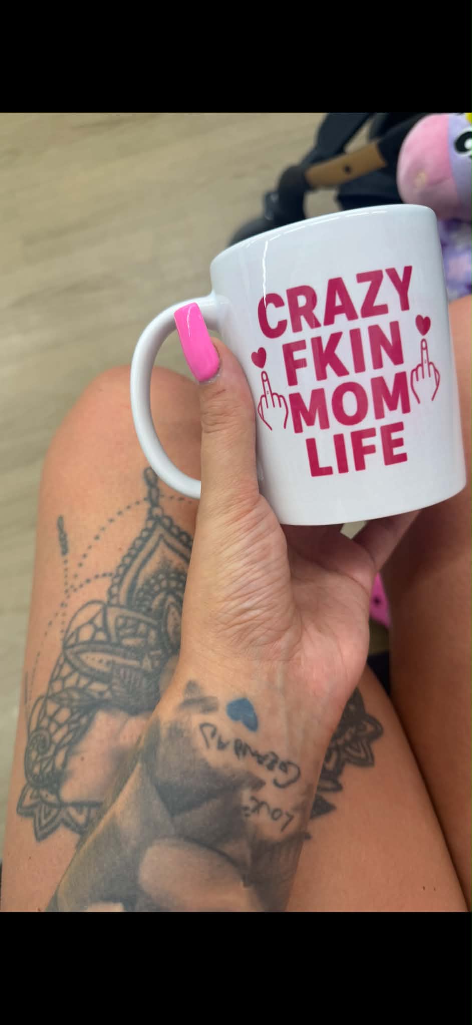 Crazy Fkin Mom Life Mug | LifeWithHan